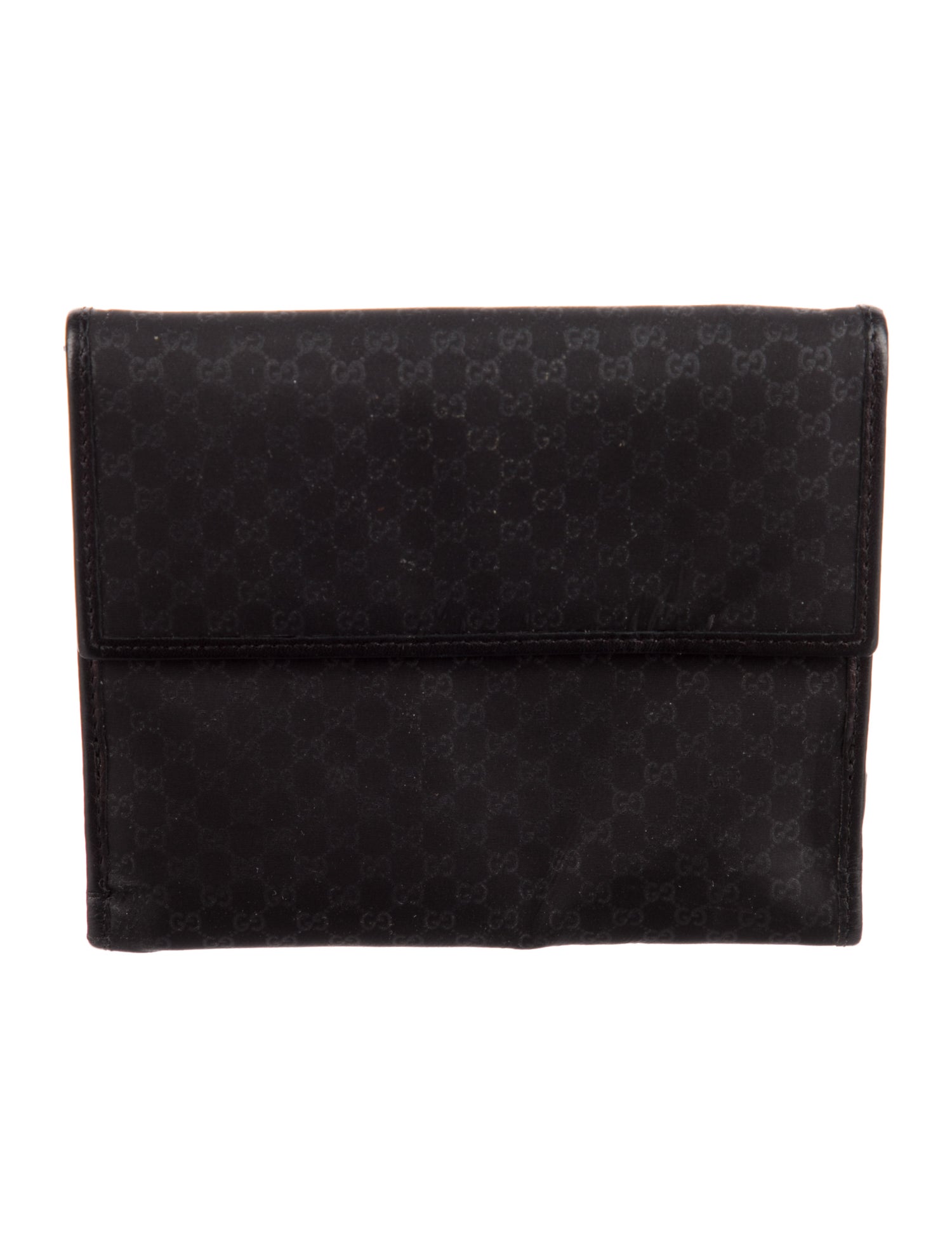 Gucci Micro GG Monogram Nylon Wallet