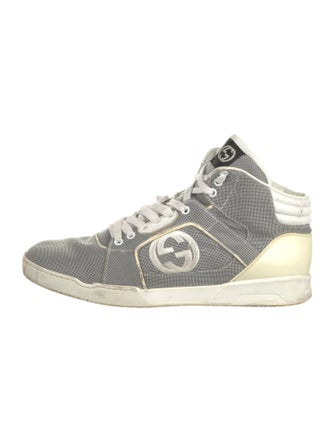 Gucci Interlocking G Logo Canvas Sneakers