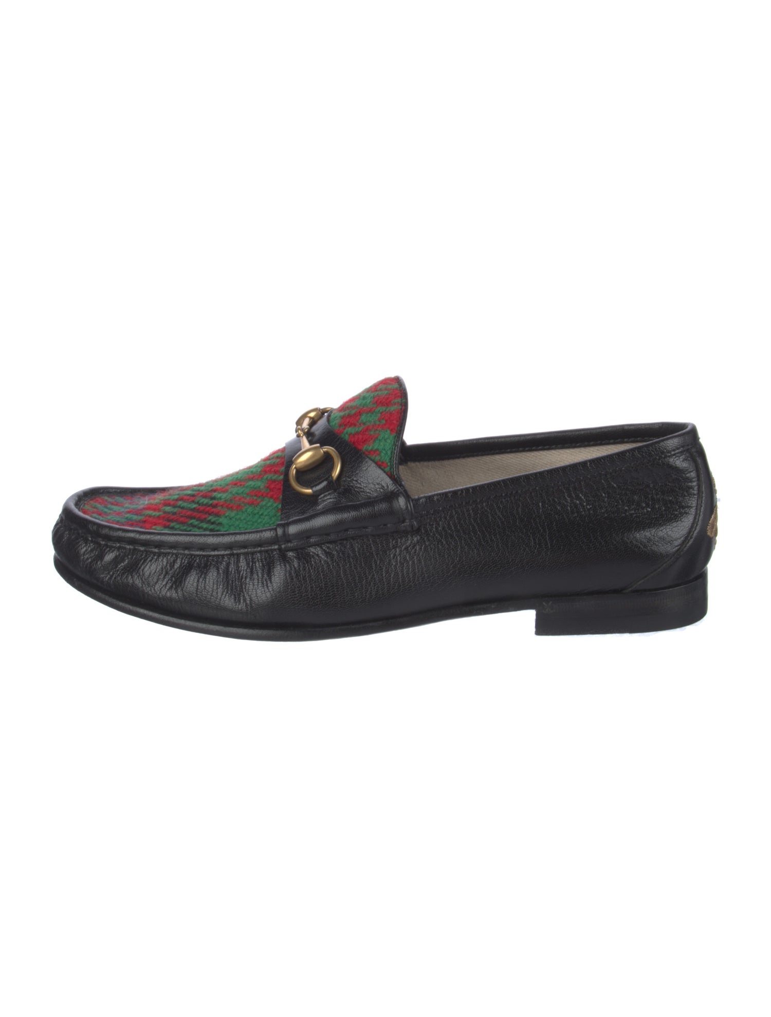 Gucci Horsebit Accent Leather Dress Loafers