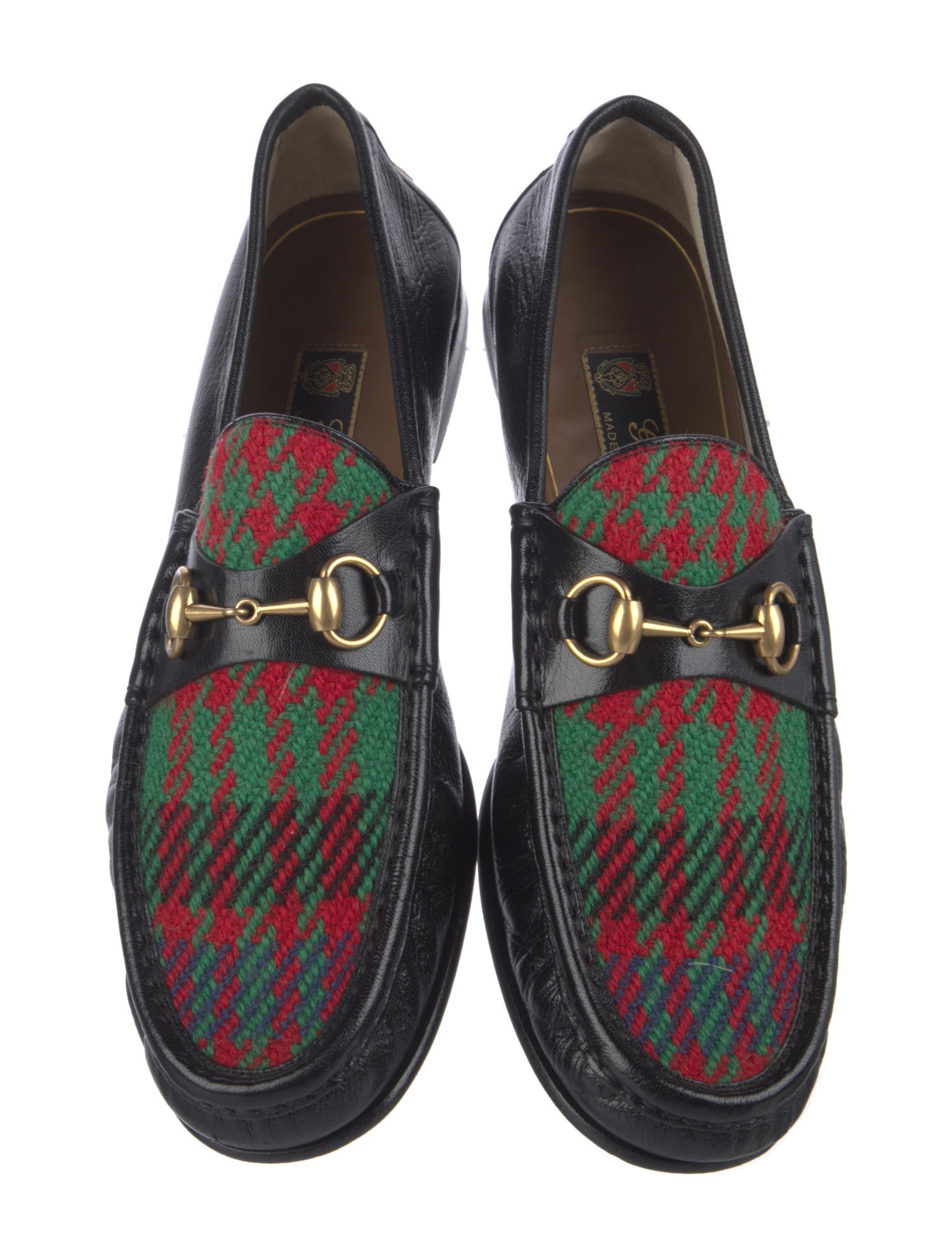 Gucci Horsebit Accent Leather Dress Loafers