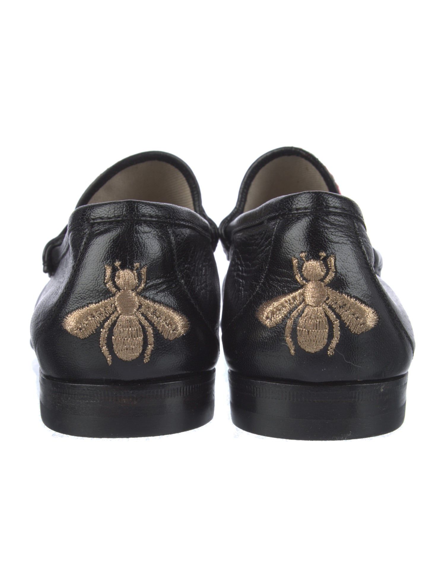 Gucci Horsebit Accent Leather Dress Loafers