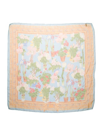 Gucci Silk GG Logo Scarf