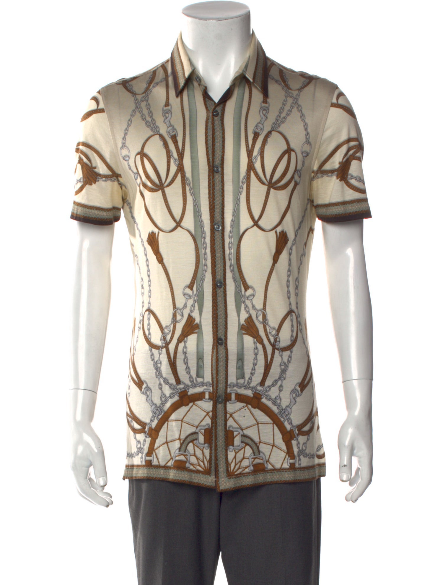 Gucci Printed Short Sleeve Shirt