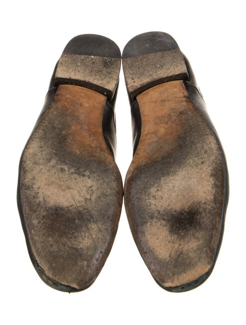 Gucci Interlocking G Logo Leather Oxfords