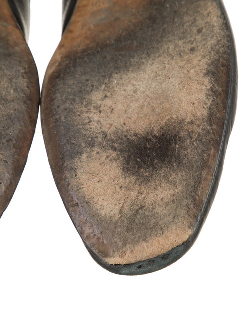 Gucci Interlocking G Logo Leather Oxfords