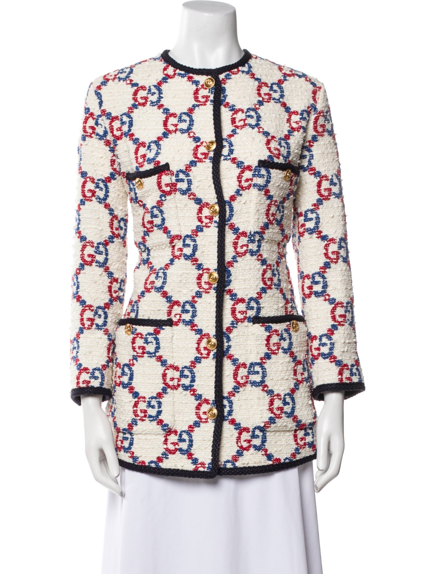 Gucci 2019 Floral Print Evening Jacket