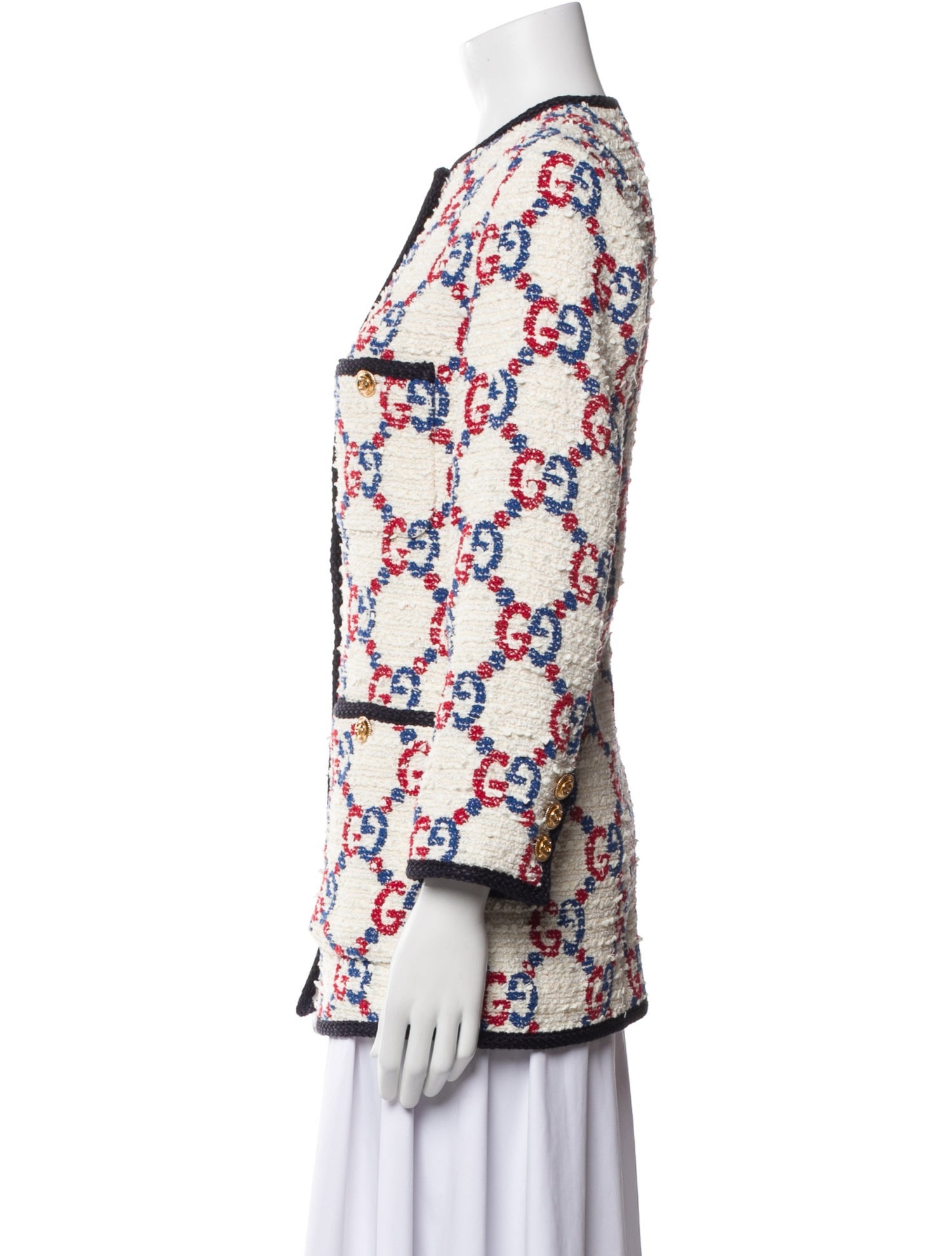 Gucci 2019 Floral Print Evening Jacket