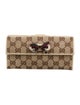 Gucci GG Canvas Canvas Continental Wallet