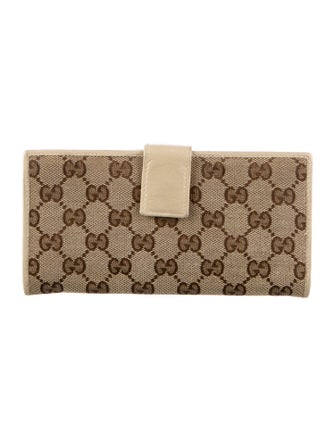 Gucci GG Canvas Canvas Continental Wallet