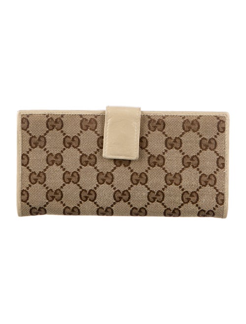 Gucci GG Canvas Canvas Continental Wallet