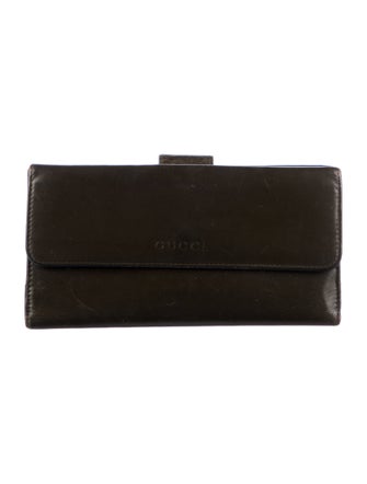 Gucci Compact Flap GG Canvas Wallet