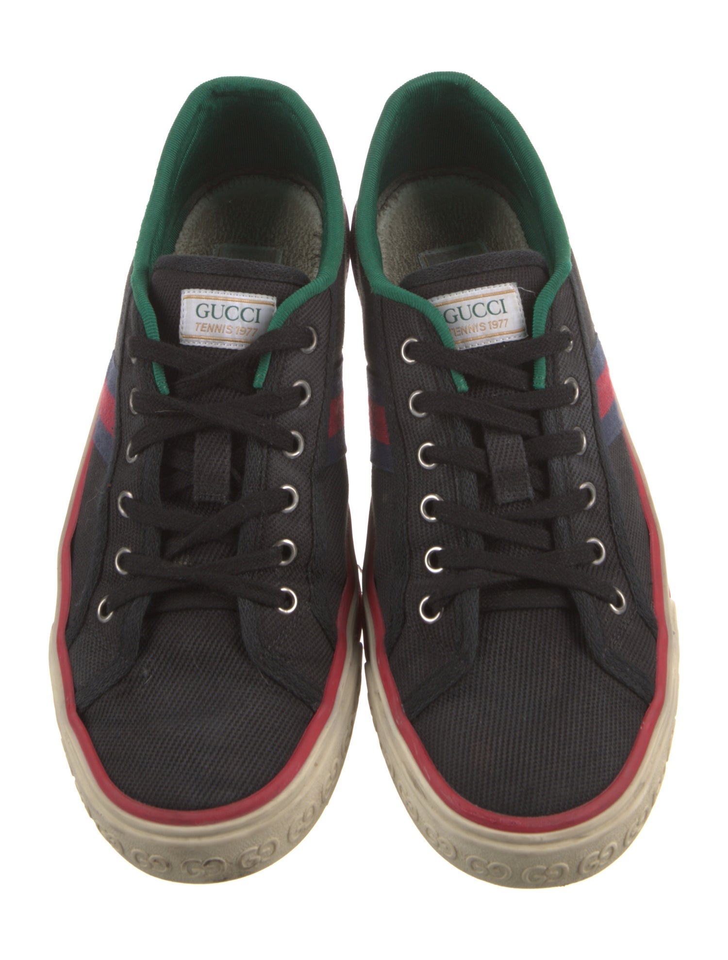 Gucci Sylvie Web Accent Canvas Sneakers