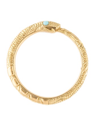 Gucci 18K Resin Ouroboros Snake Band Ring
