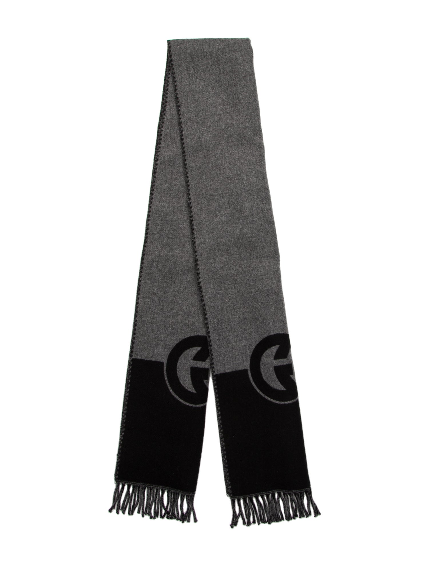Gucci Cashmere Graphic Print Scarf w/ Tags