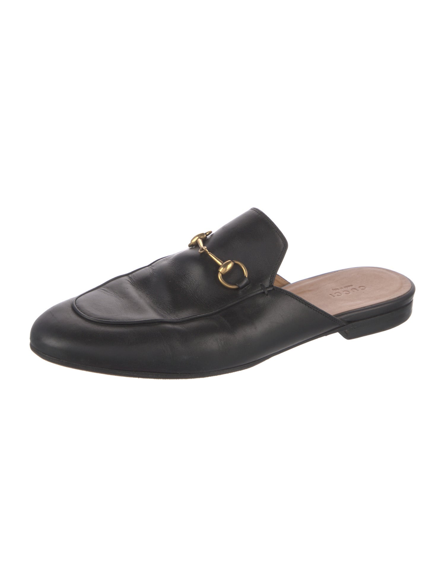 Gucci 1955 Horsebit Accent Leather Mules