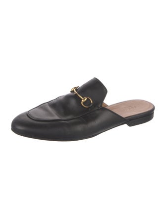 Gucci 1955 Horsebit Accent Leather Mules