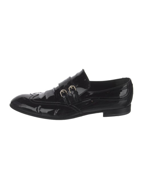 Gucci Patent Leather Monk Straps