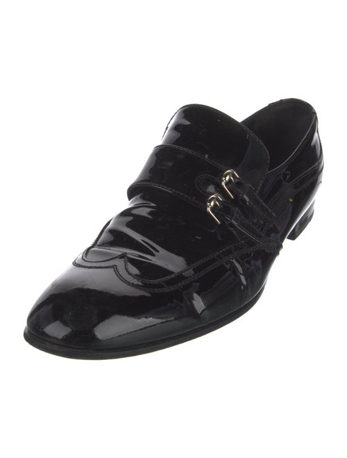 Gucci Patent Leather Monk Straps