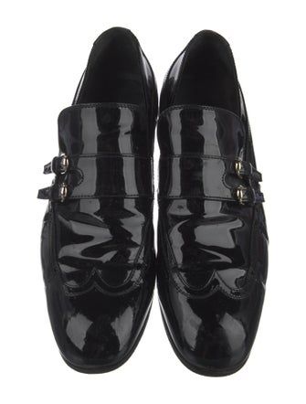 Gucci Patent Leather Monk Straps