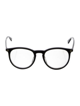 Gucci Interlocking G Logo Round Eyeglasses
