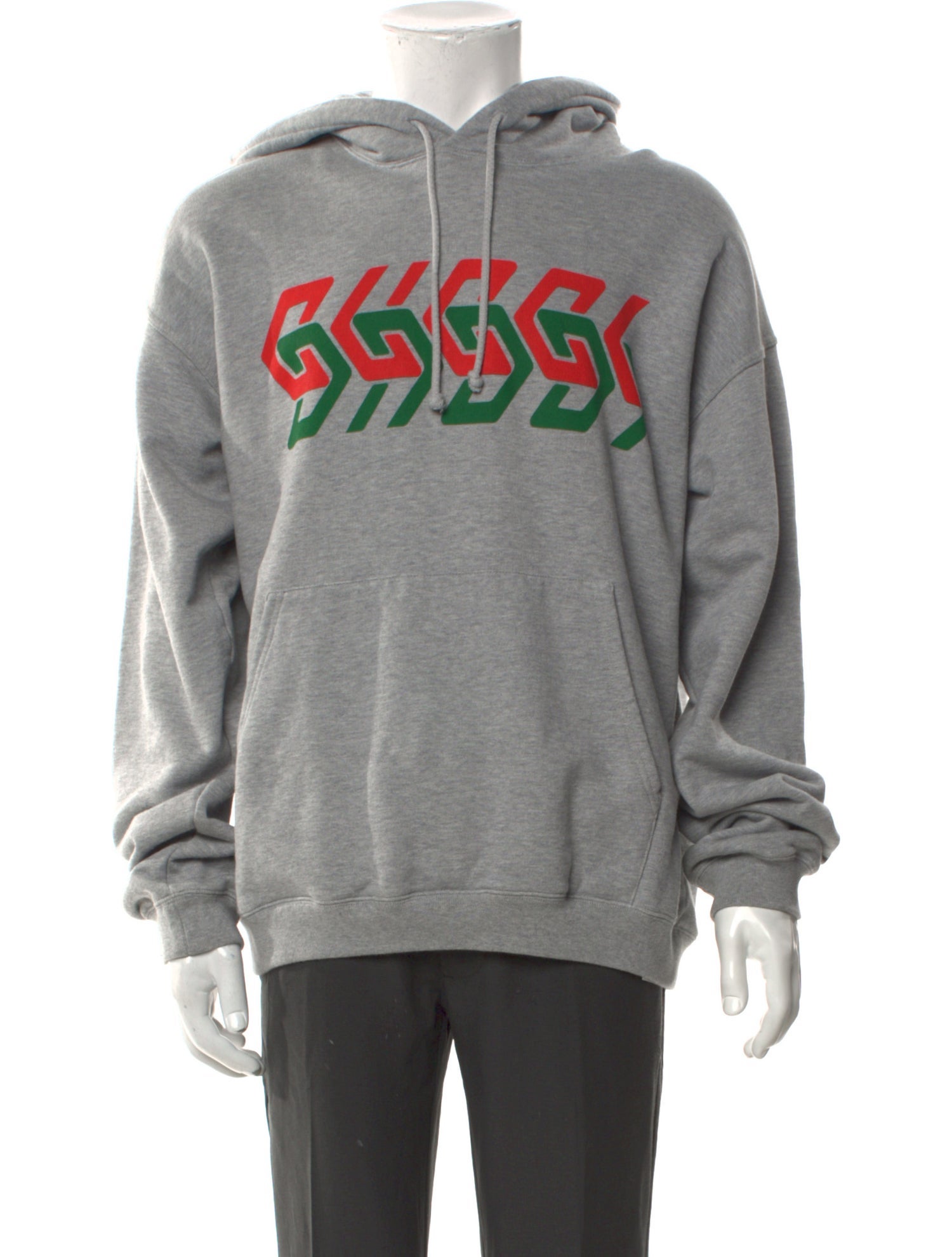 Gucci Web Accent Crew Neck Hoodie