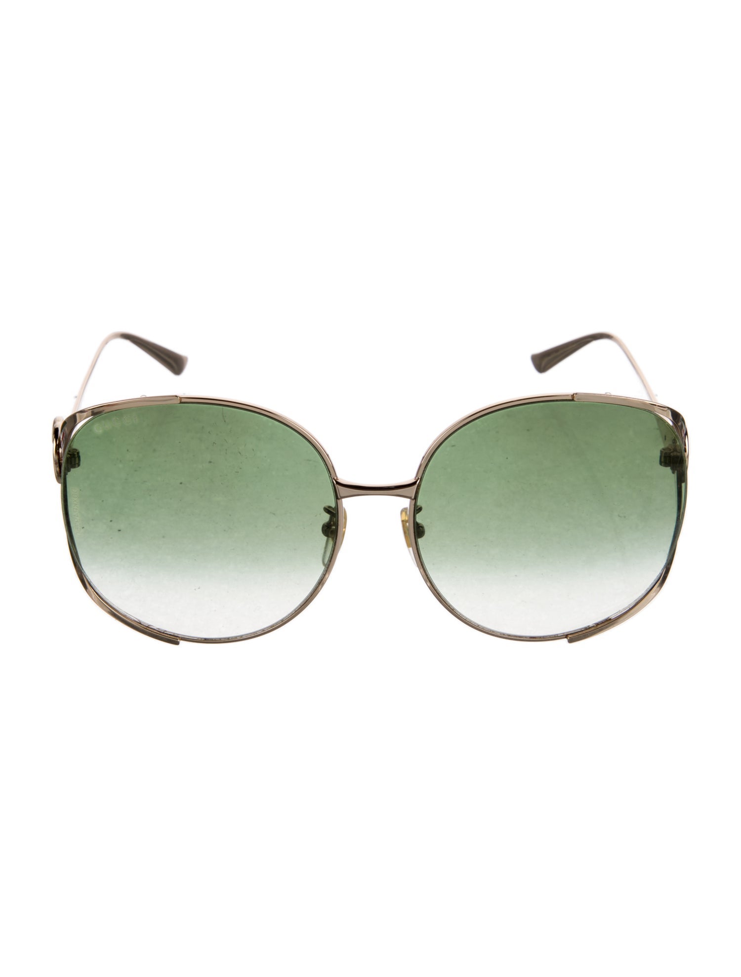 Gucci Web Accent Oversize Sunglasses