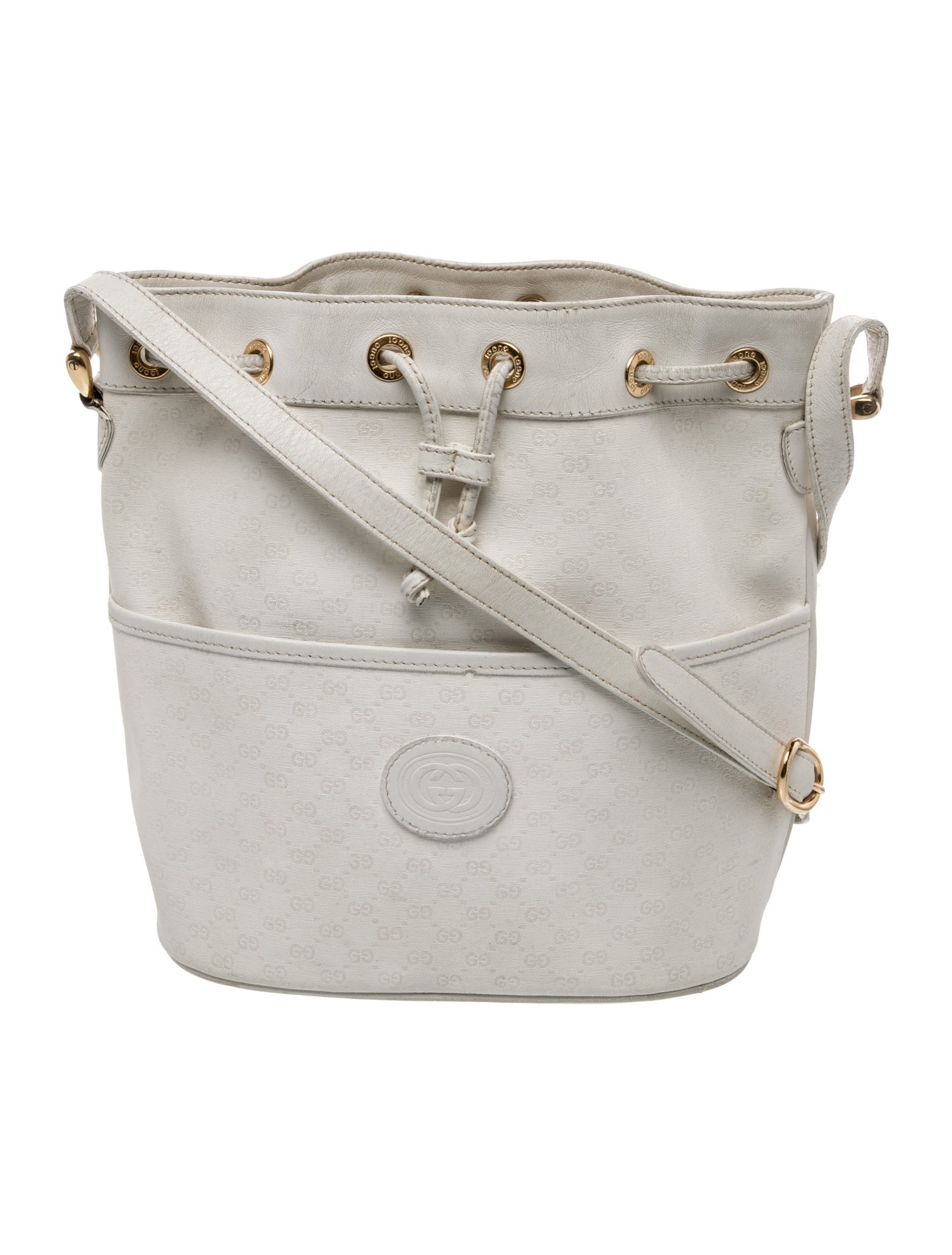 Gucci Leather Bucket Bag Vintage