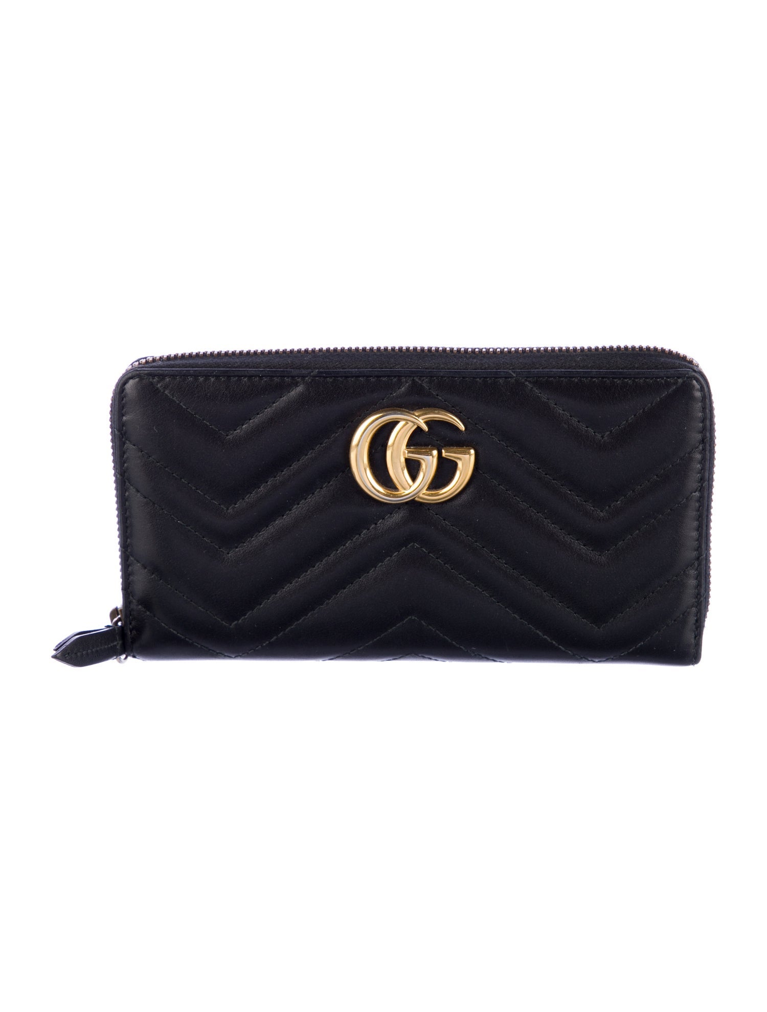 Gucci Marmont Double G Logo Continental Wallet