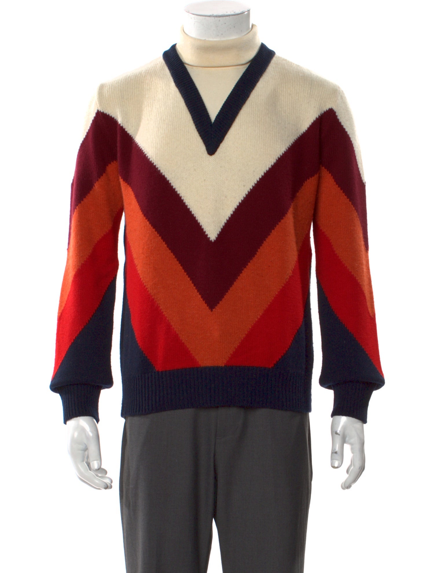 Gucci Chevron Wool Pullover