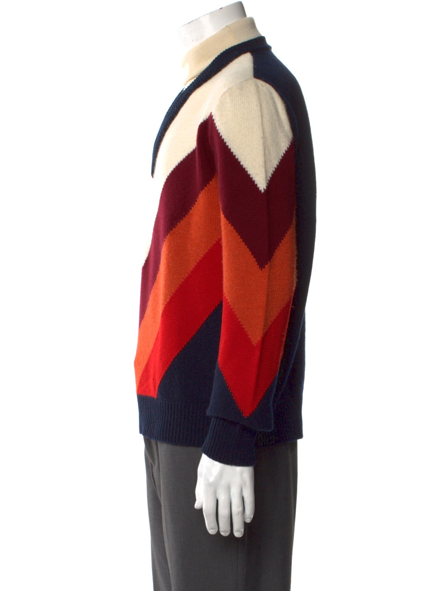 Gucci Chevron Wool Pullover