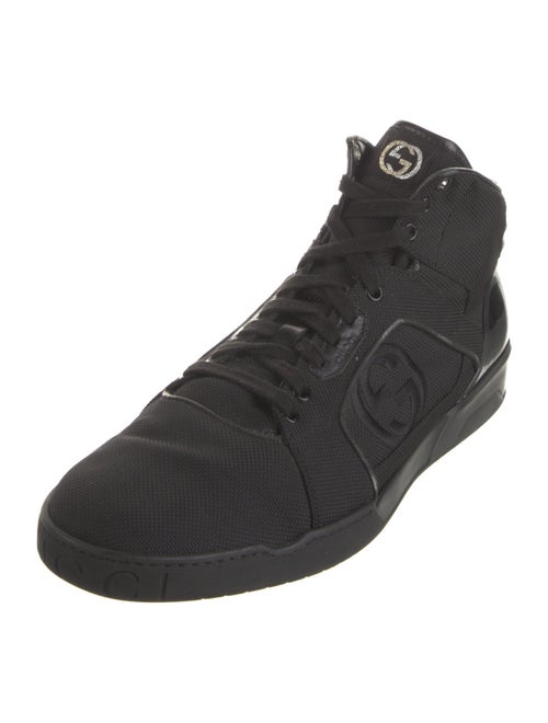 Gucci Interlocking G Logo Embroidered Accent Sneakers