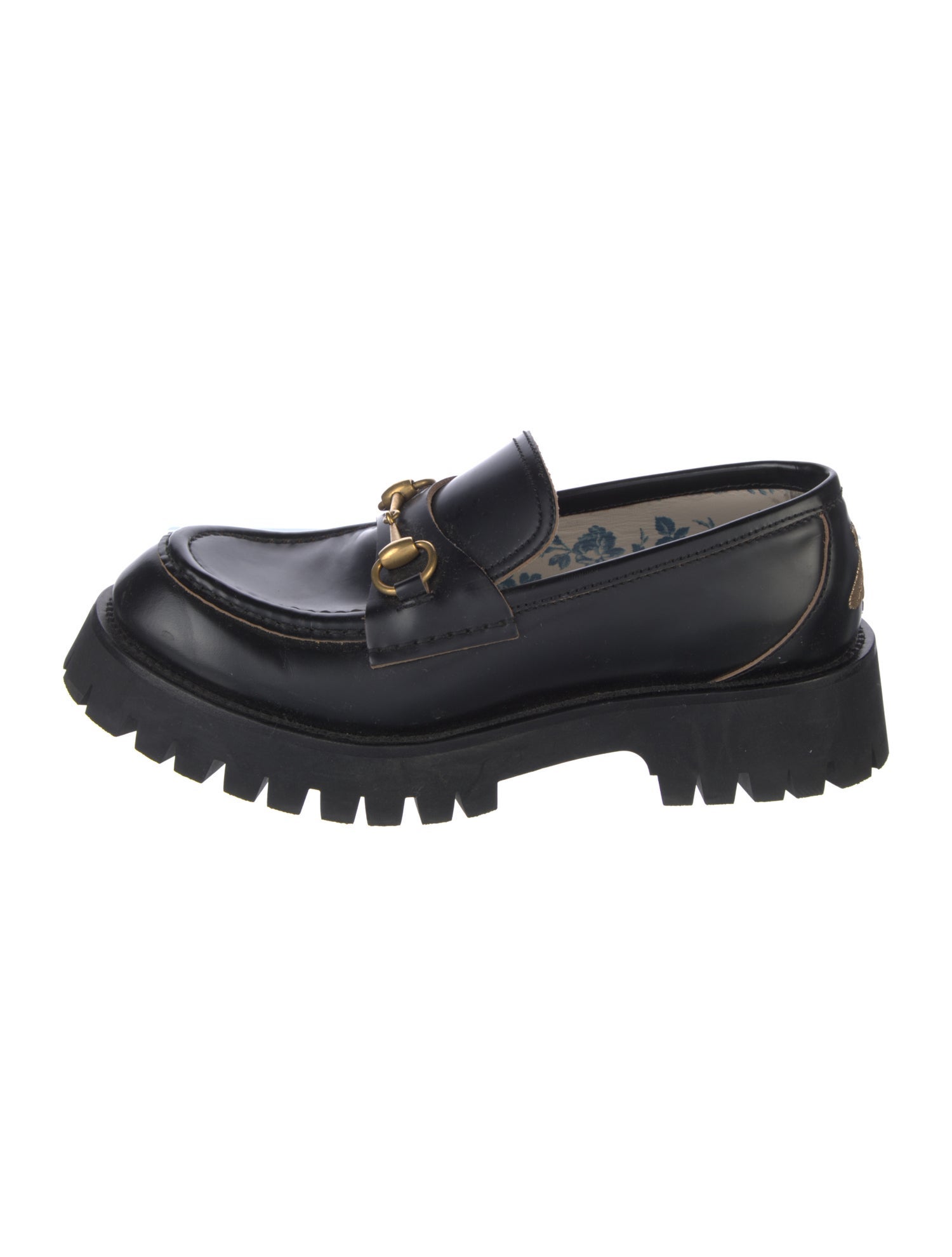 Gucci Horsebit Accent Leather Loafers