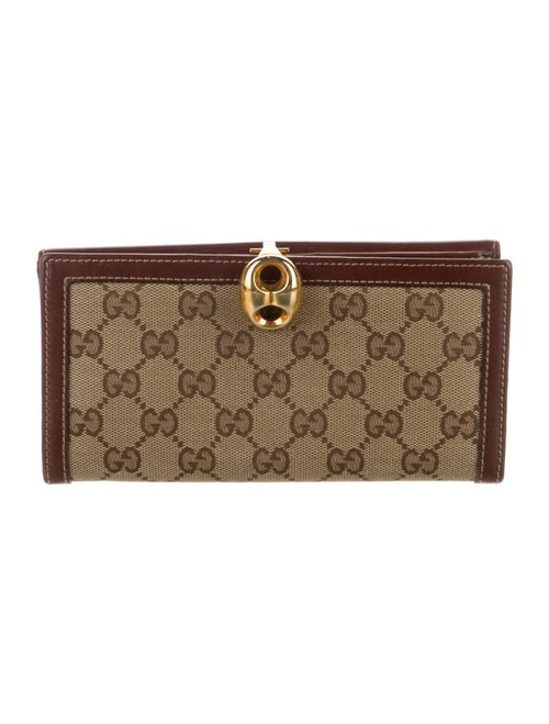 Gucci GG Canvas Canvas Continental Wallet