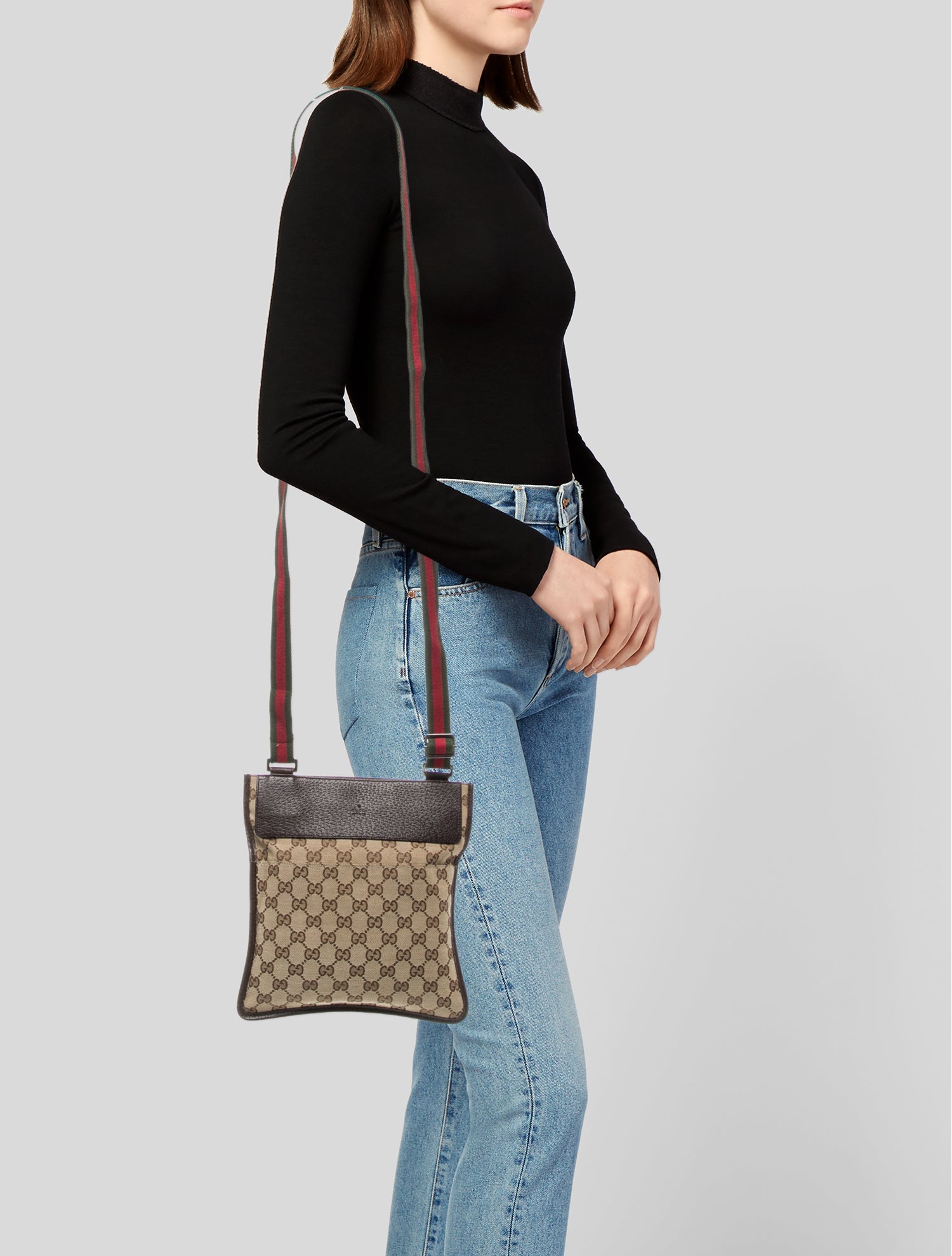 Gucci GG Canvas Messenger Bag