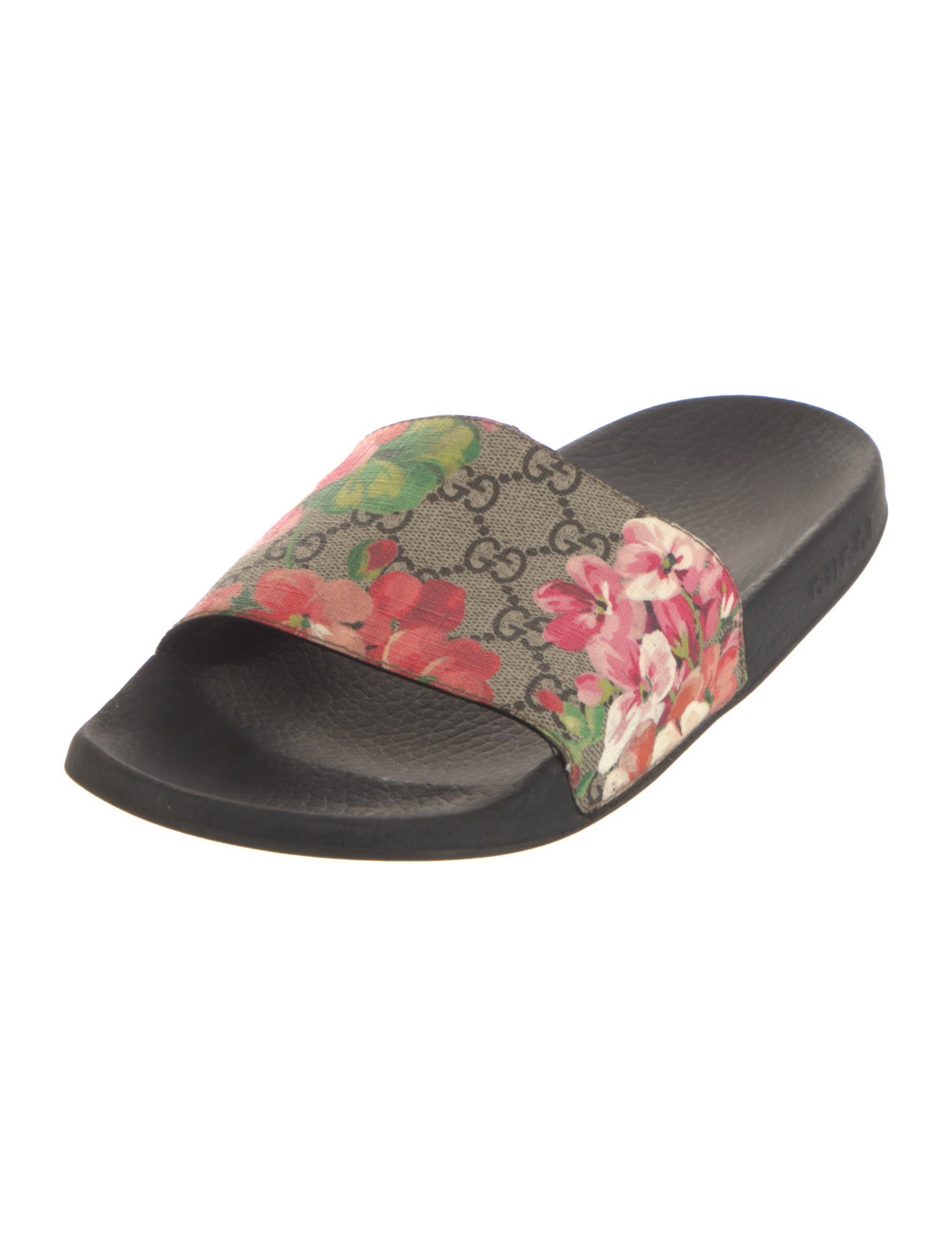 Gucci Blooms Print Slides