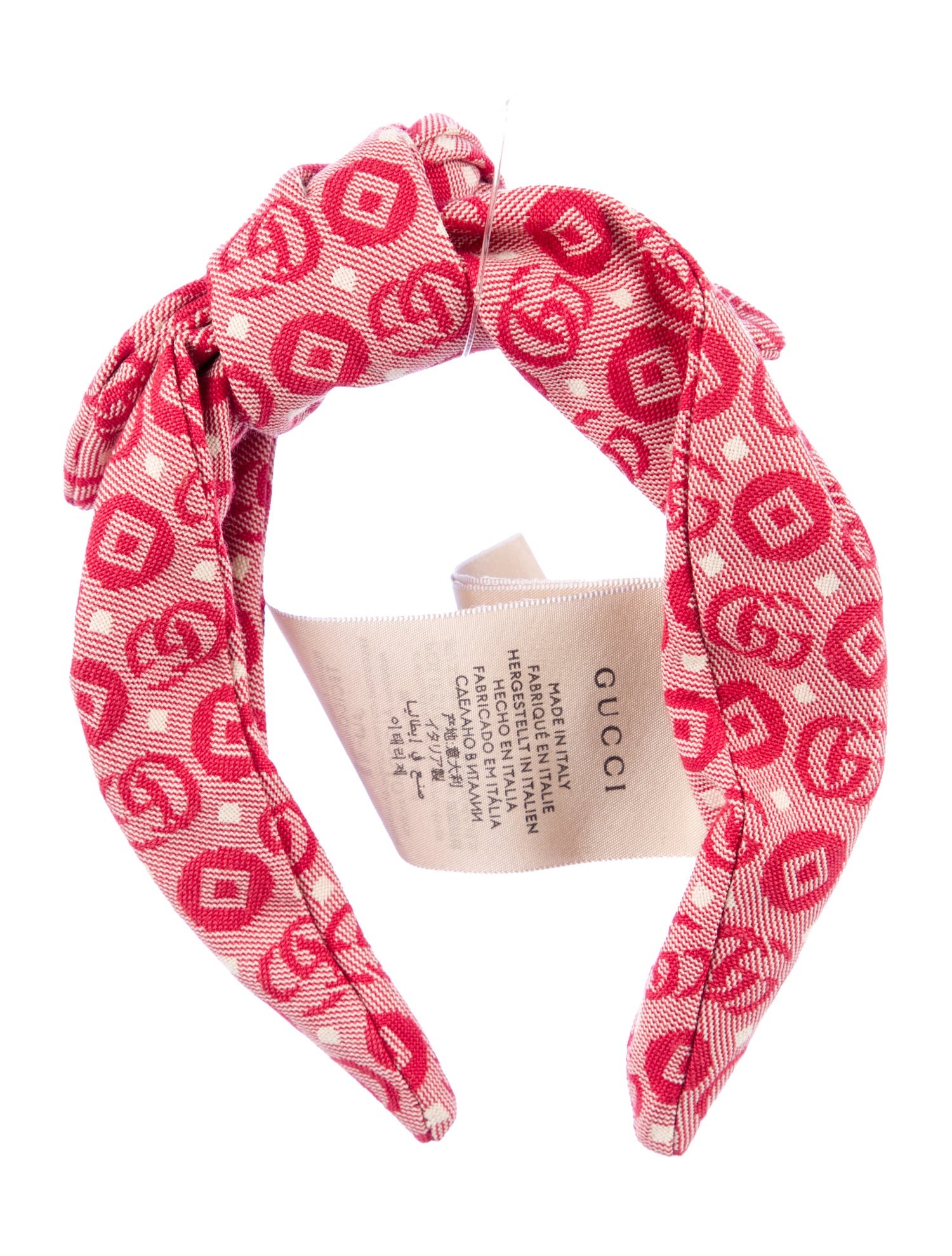 Gucci GG Monogram Headband w/ Tags