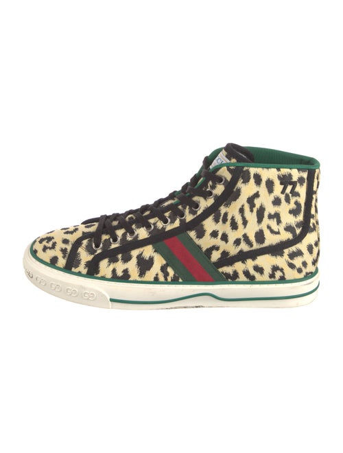 Gucci Web Accent Canvas Sneakers