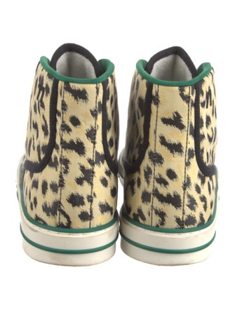 Gucci Web Accent Canvas Sneakers