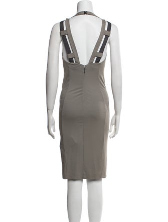 Gucci Cowl Neck Knee-Length Dress