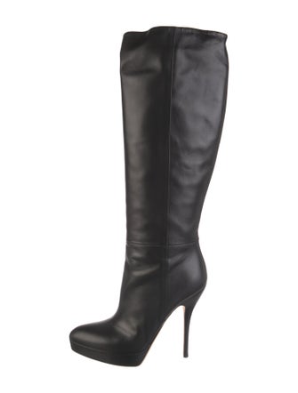 Gucci Interlocking G Horsebit Leather Boots