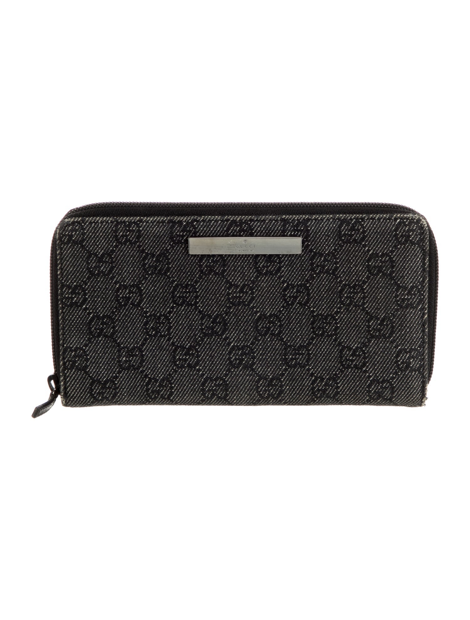 Gucci GG Denim Denim Continental Wallet