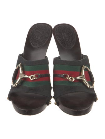 Gucci GG Canvas Canvas Slides