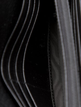 Gucci Web Accent Leather Continental Wallet