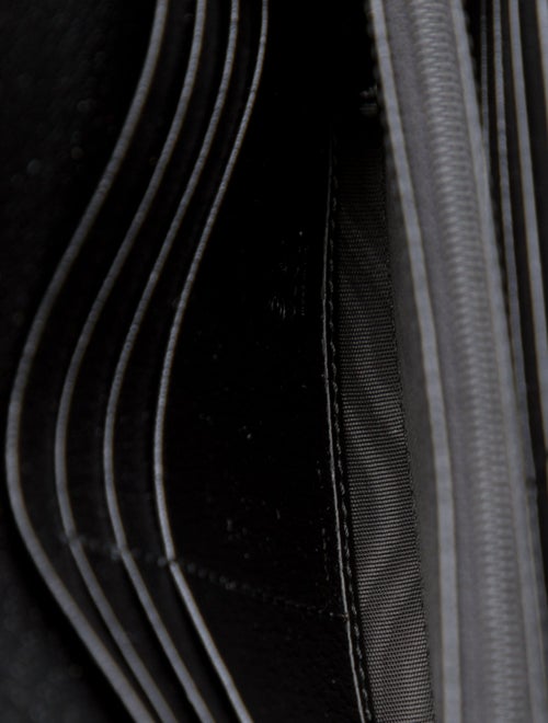 Gucci Web Accent Leather Continental Wallet