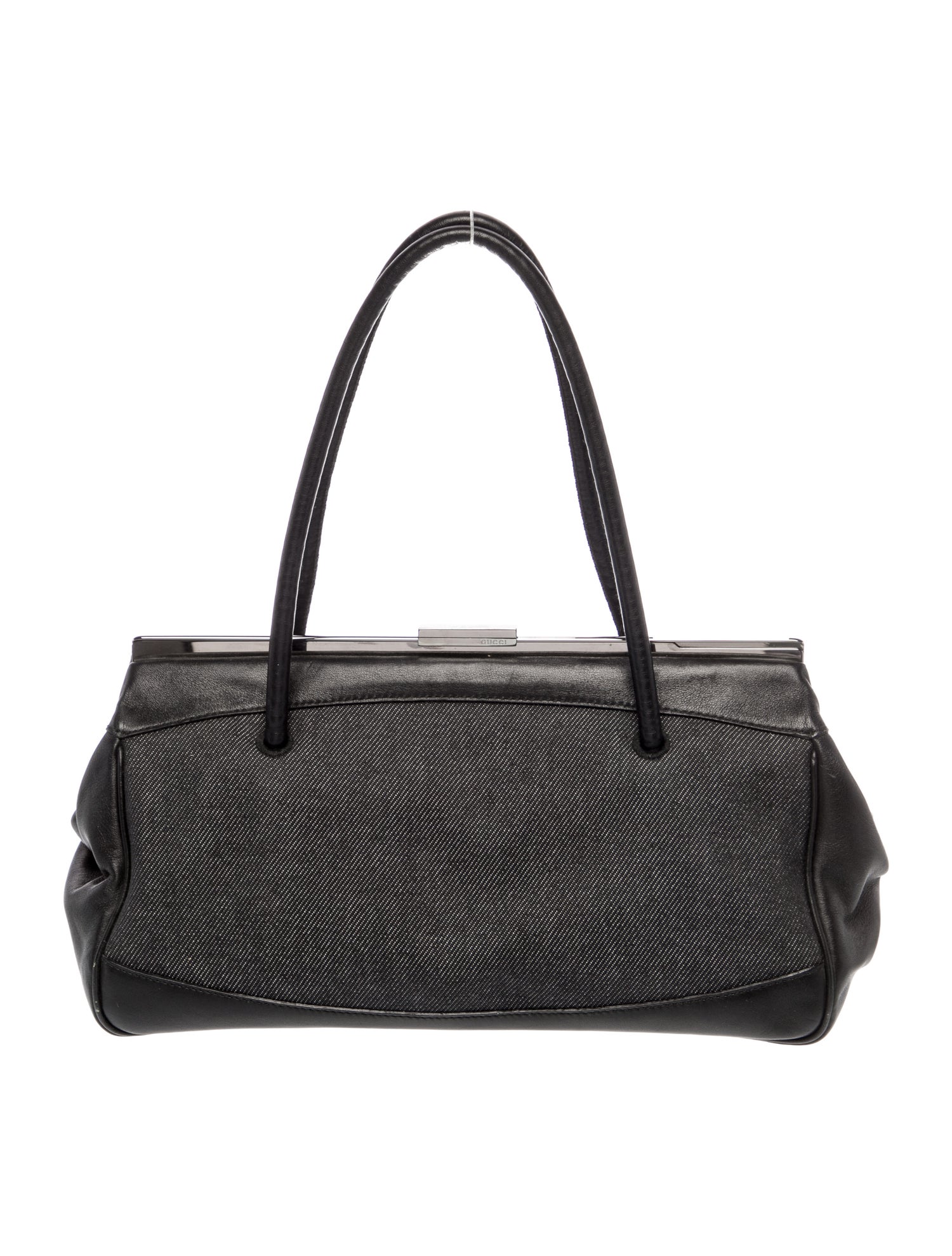 Gucci Denim Top Handle Bag