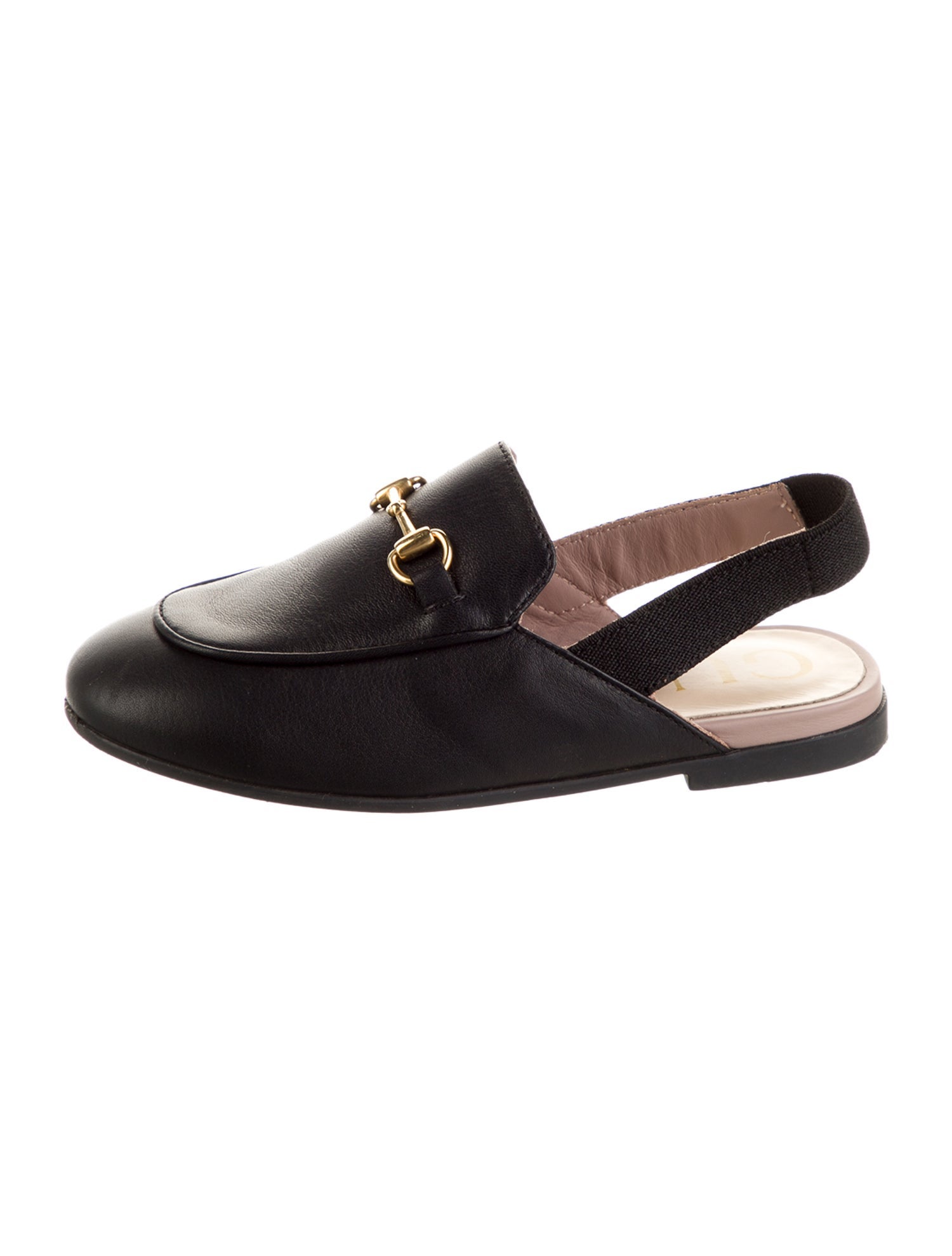 Gucci Kids' Princetown Leather Mules