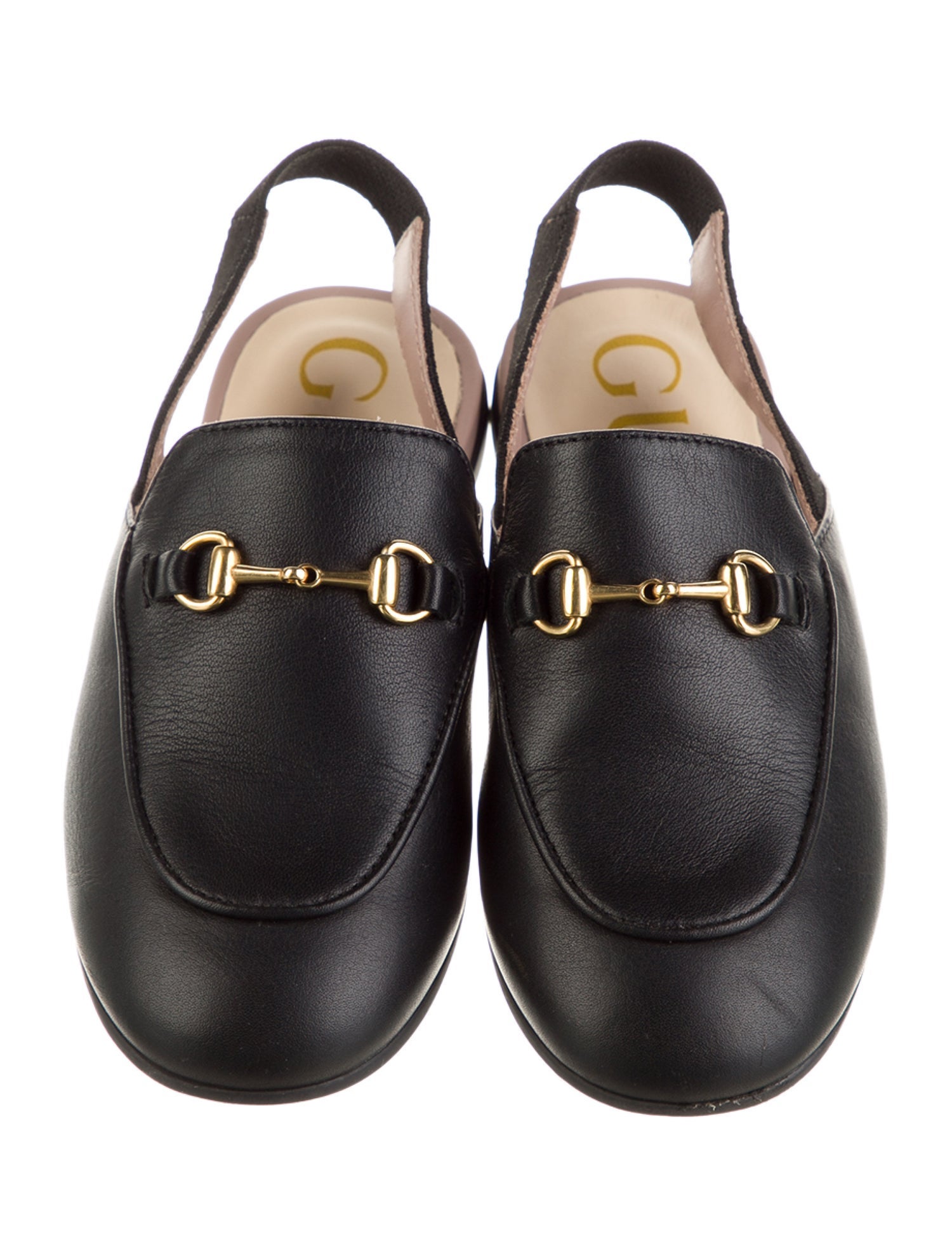 Gucci Kids' Princetown Leather Mules