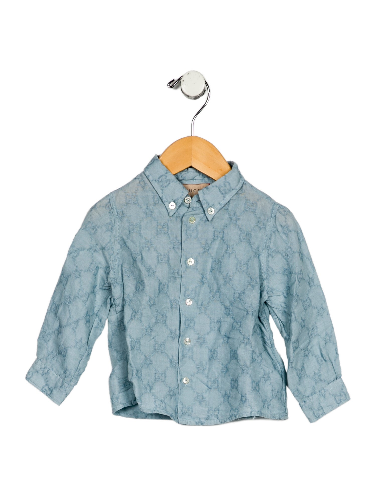 Gucci Boys' Long Sleeve Dress Shirt