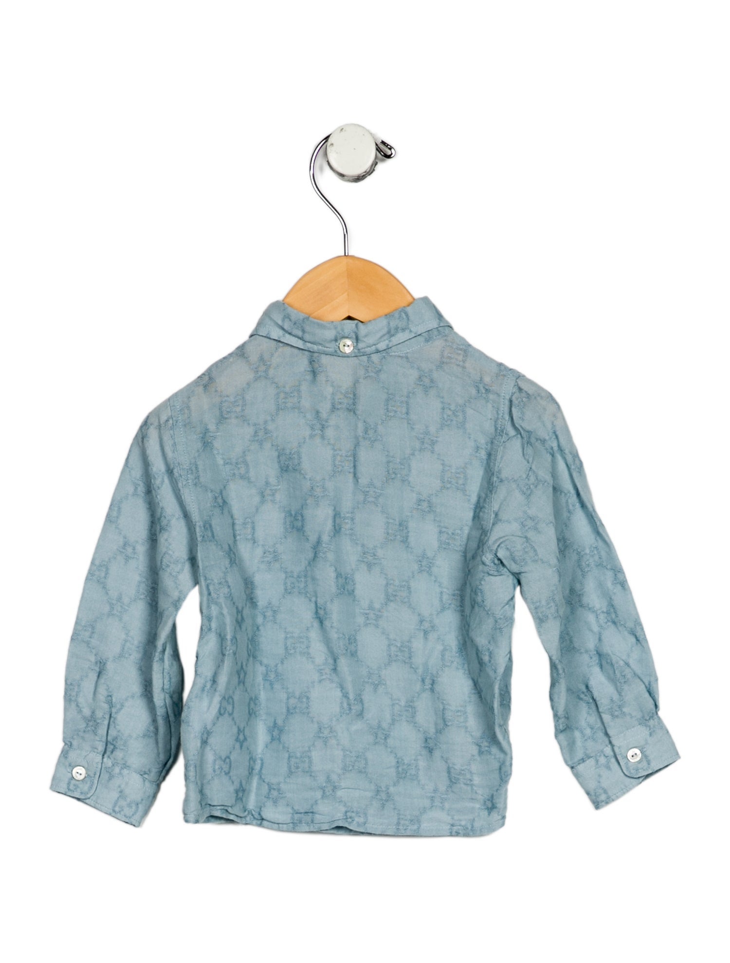 Gucci Boys' Long Sleeve Dress Shirt