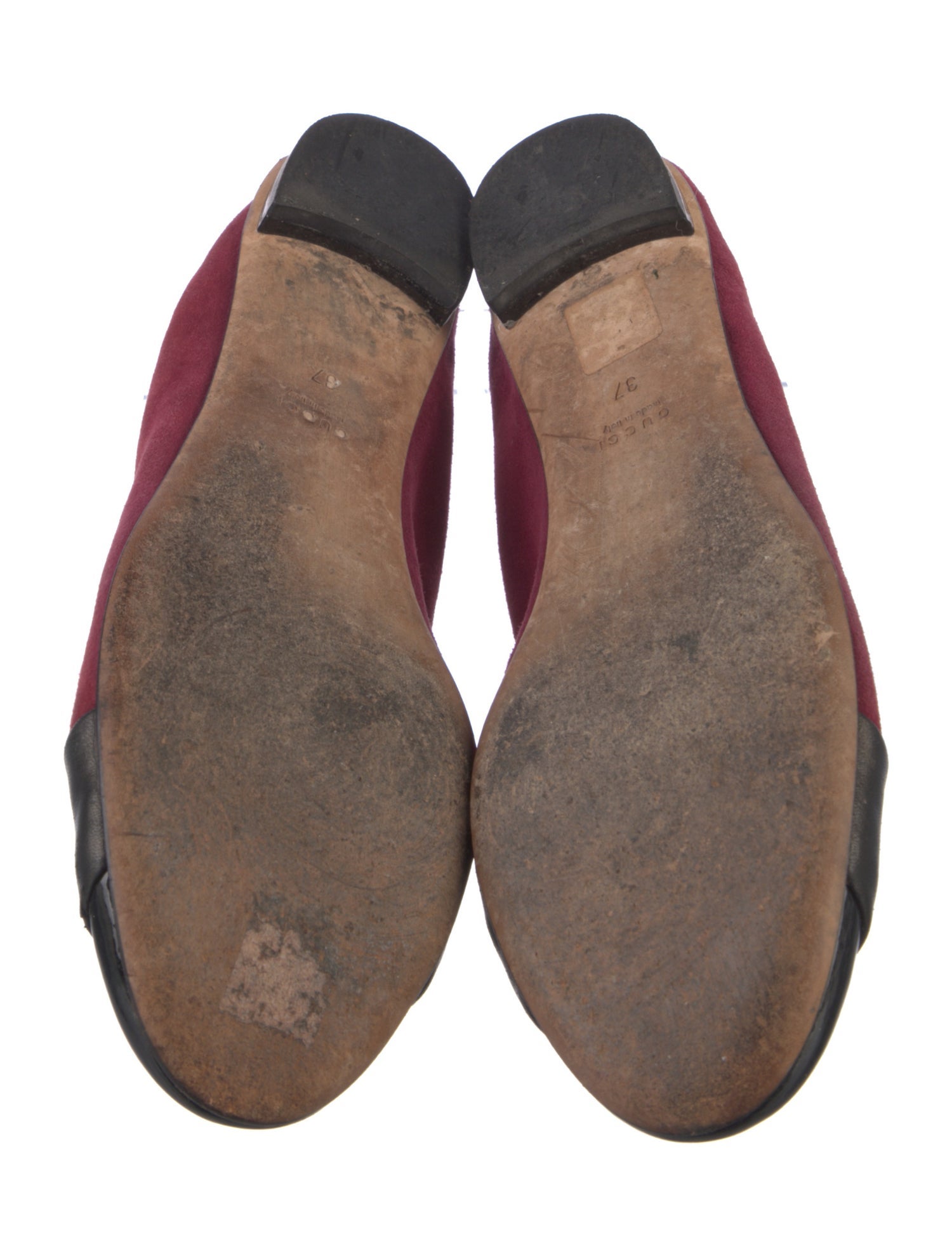 Gucci Vintage Horsebit Accent Ballet Flats